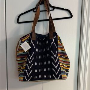 Multicolor Patterned Tote boho Bag